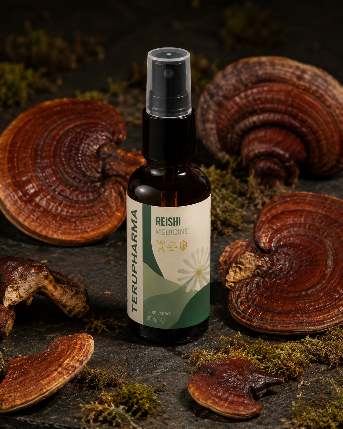Reishi Liquid Extract – 30ml Oral Spray