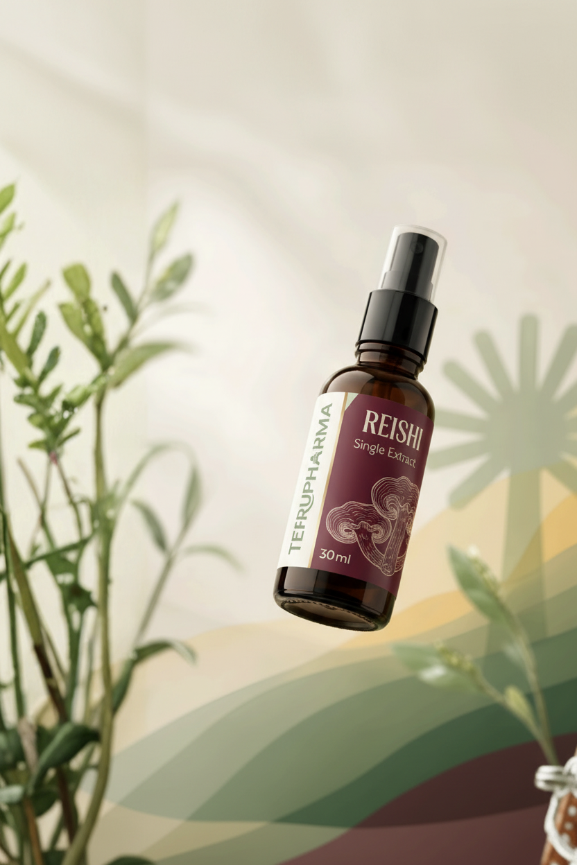 Terupharma Reishi Liquid Extract 30ml spray bottle