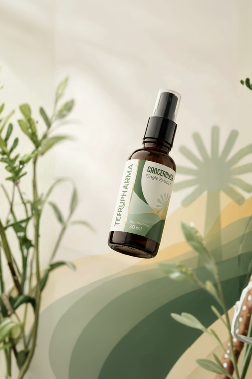 Terupharma Cancerbush Liquid Extract 30ml spray bottle